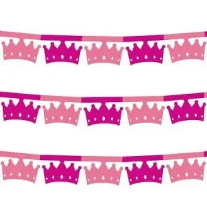 guirnalda coronas nena 360x18x13,3 cm (rr)