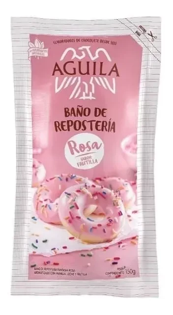 chocolate bano reposteria sachet rosa aguila 1013435 x 150 grs display x 6 (p-ser) 