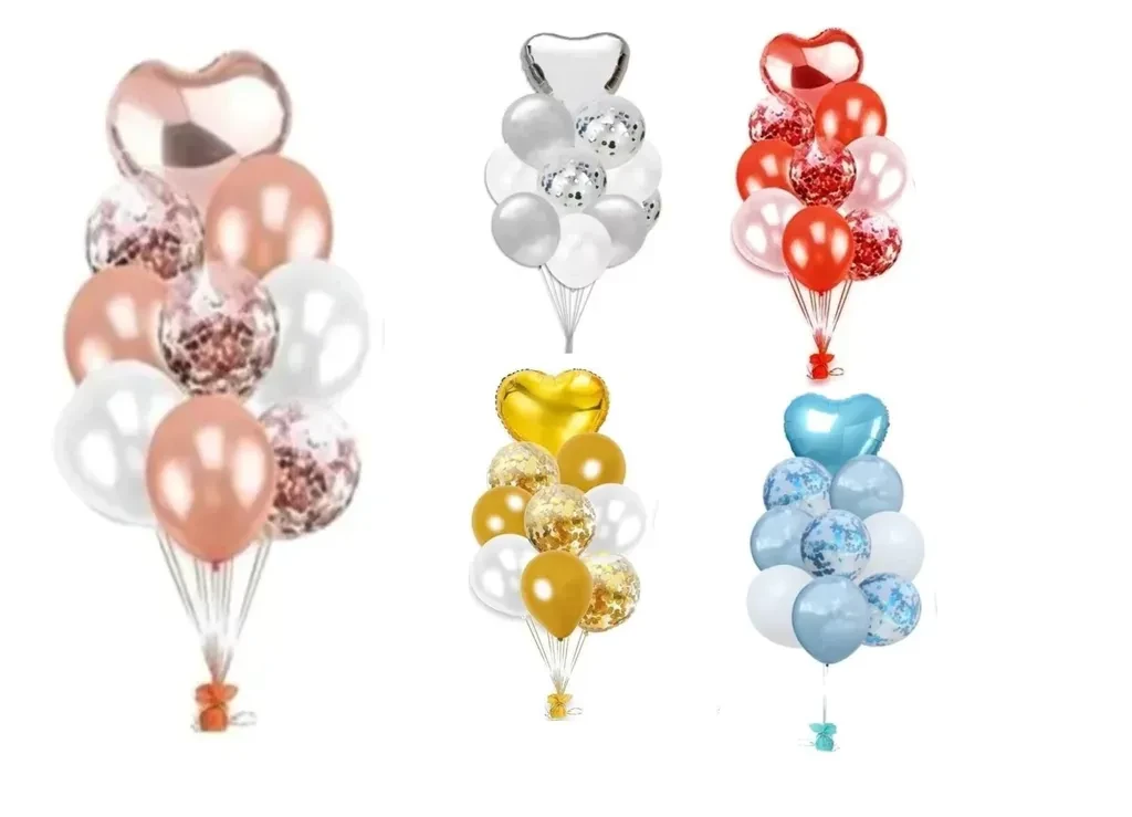 set globos x9/10 mylar y latex (qt)