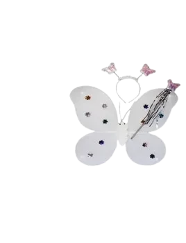 pr24 set mariposa blanco - yj0409 (lowcost) 