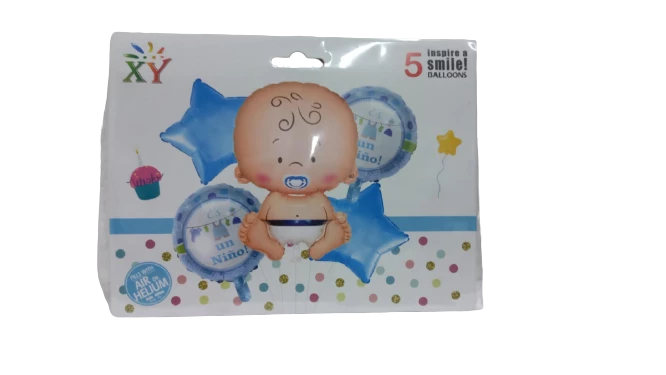 set de globos mylar personajes (qt)