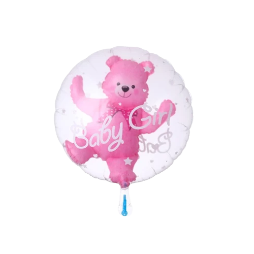 globo mylar 34" suelto (qt) baby grirl burbuja