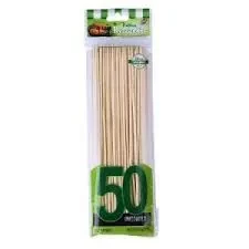 palito brochette 20cm x 50 unidades bolsa verde (rr)