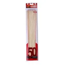 palito brochette 30cm x 50 unidades bolsa roja (rr)