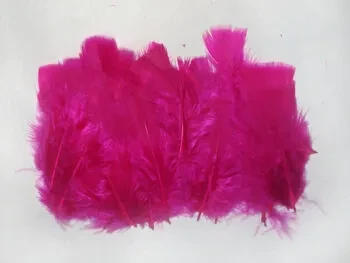 pluma gallo grande remium x50 (plumas) fucsia