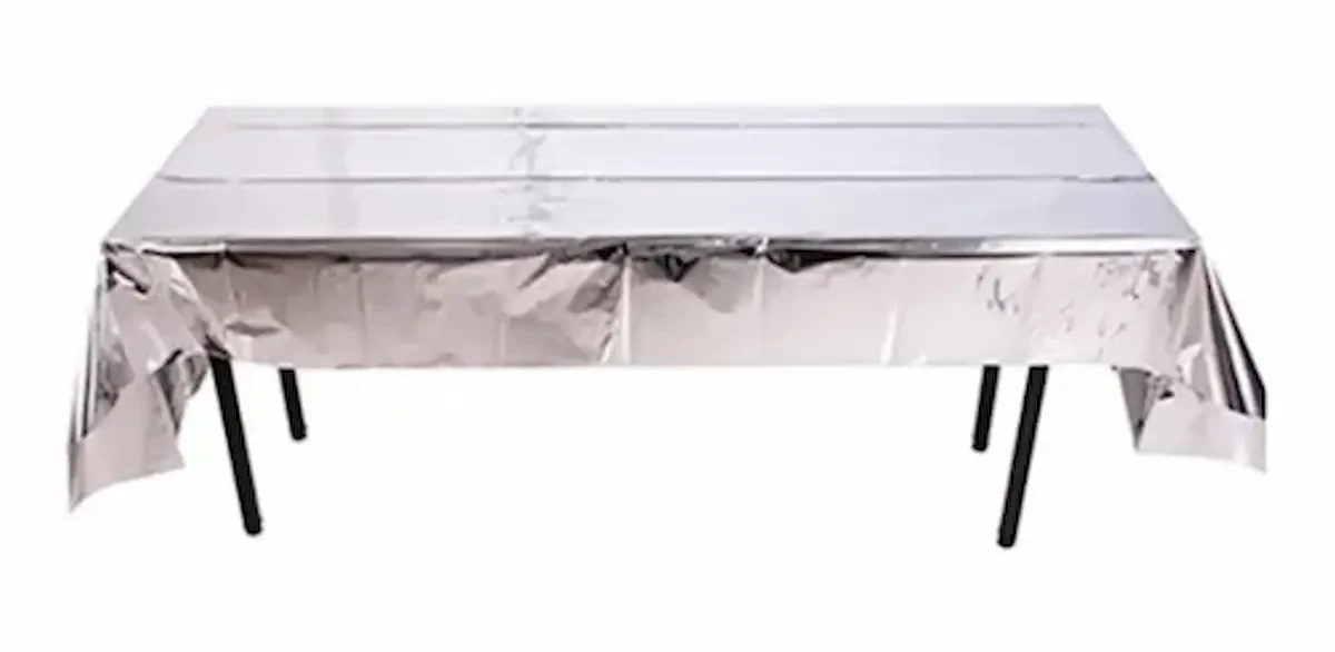 mantel metalizado rectangular eco (qt)