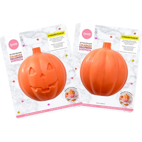 set placa calabaza halloween sorpresa x2 parpen spcp (calb)