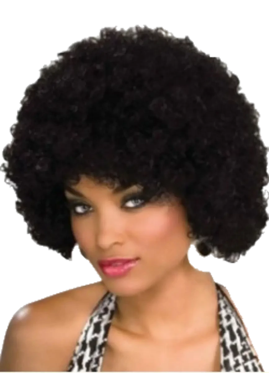 peluca super afro negro (rr)