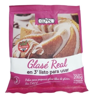 polvo glase coral sin tacc (bulto 10x200gr) (calb)