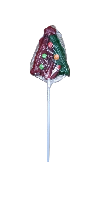 *paleta de azucar pino navideno x 10 (plat) 