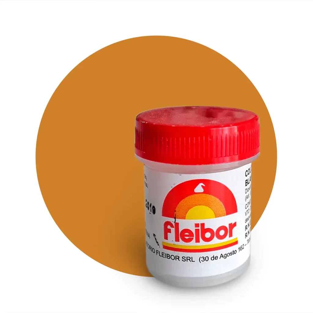 colorante en pasta naranja x 15grs - fleibor (plat)