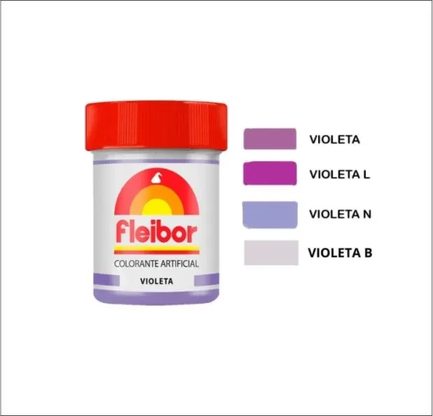 colorante en pasta violeta lila x 15grs - fleibor (plat)