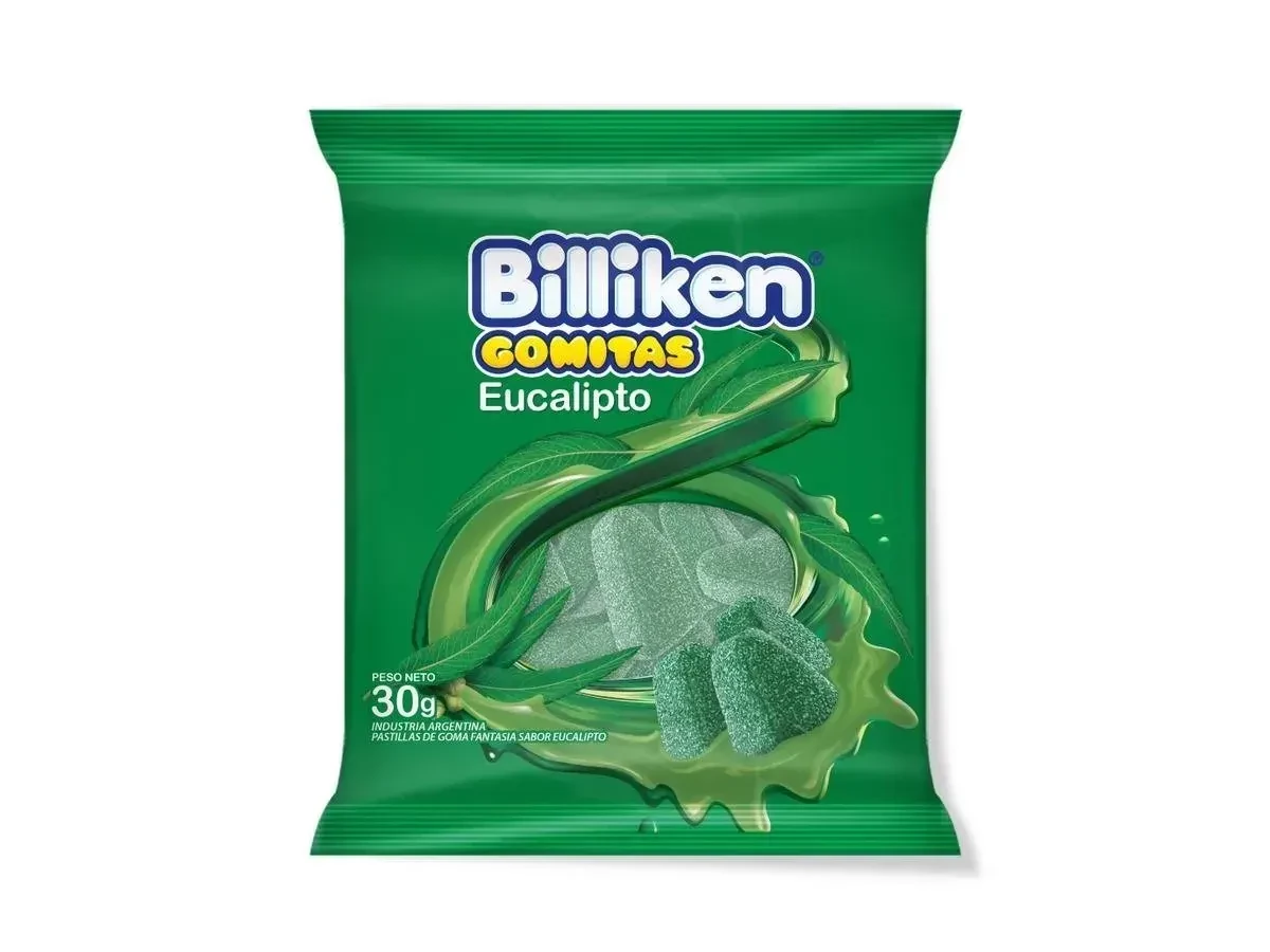 gomita billiken/yummy x12u x30grs (ldv-b-gom) eucalipto