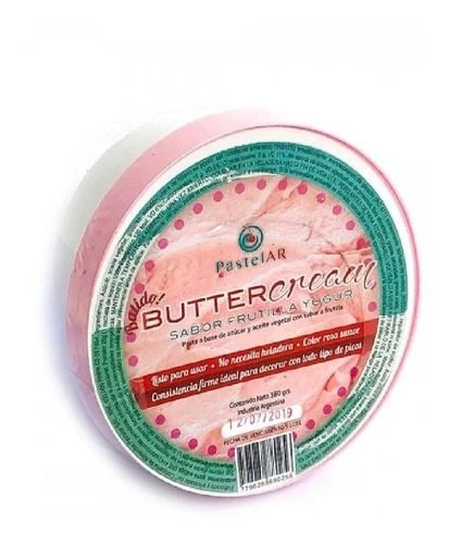 crema buttercream frutilla pastelar x360grs. 0256 (calb)