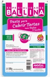 pasta ballina formula h color verde x500grs. (calb) 