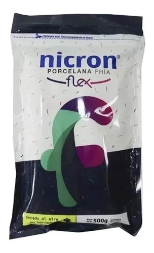 pasta porcelana fria flex nicron x500gs (calb)