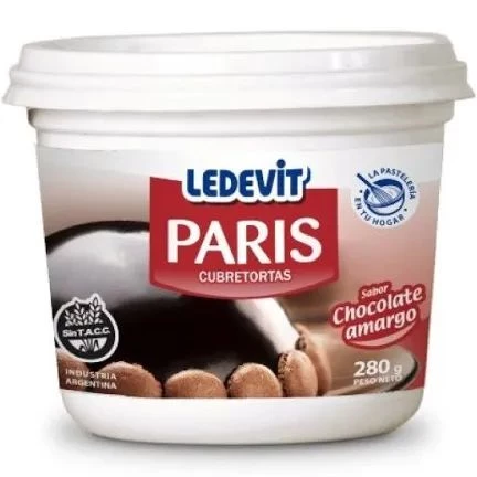 crema paris chocolate ledevit x280grs (calb)