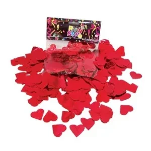 confetti corazones metalizados (50gr) (rr)