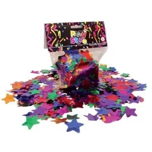 confetti estrellas metalizadas (50gr) (rr)