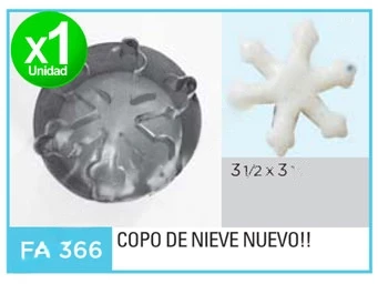 cortante flogus copo de nieve frozen x1 fa366 (55) (calb) 