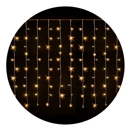 cortina led 240 luces 3 mts x 2 mts 16 tiras (abigail) 