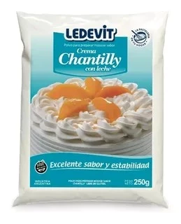 crema chantilly en polvo x 250 gramos