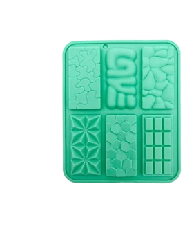 molde silicona tableta chocolatin 6 modelos surtidos (love) 14.5x12 cm -g52-017f10/g28-032n10 (lowcost)