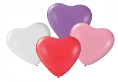 globos latex corazon std 12" x25u globox (dilax)