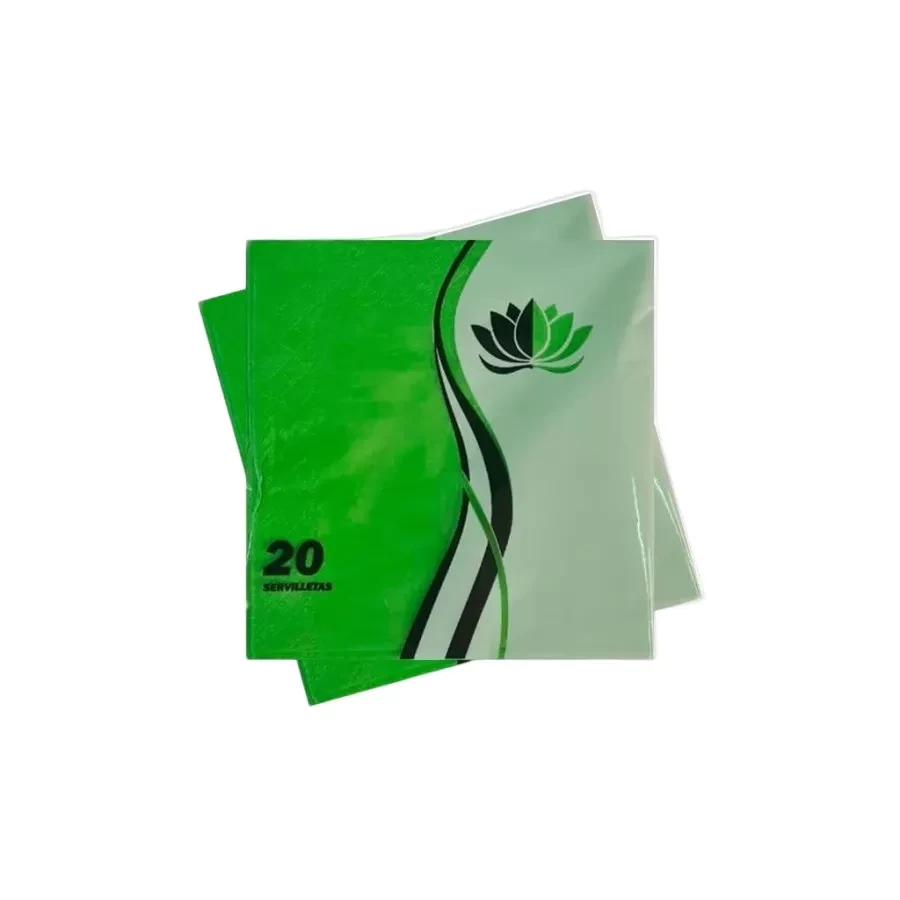 servilletas tissue color x20u (gold-servilletas) verde manzana