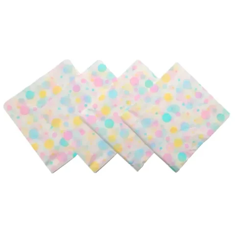 servilletas tissue motivo x20u (gold-servilletas) lunares multicolor pastel