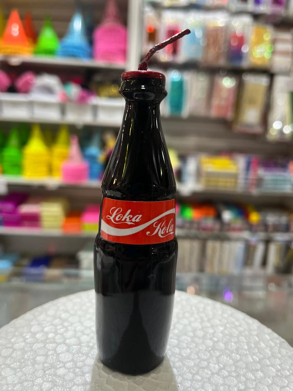 vela botella (13 cm de alto) (dimp) coca cola