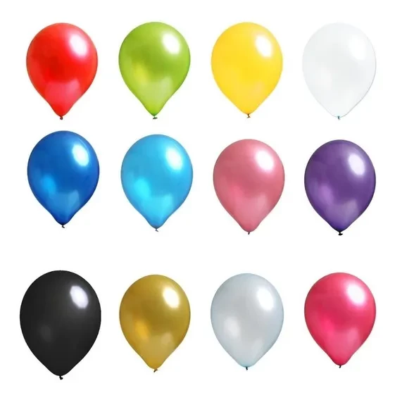 globos latex redondo perlado 5" x50u globox (dilax)