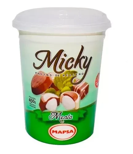 pasta untable micky menta x 450grs - mapsa (plat)