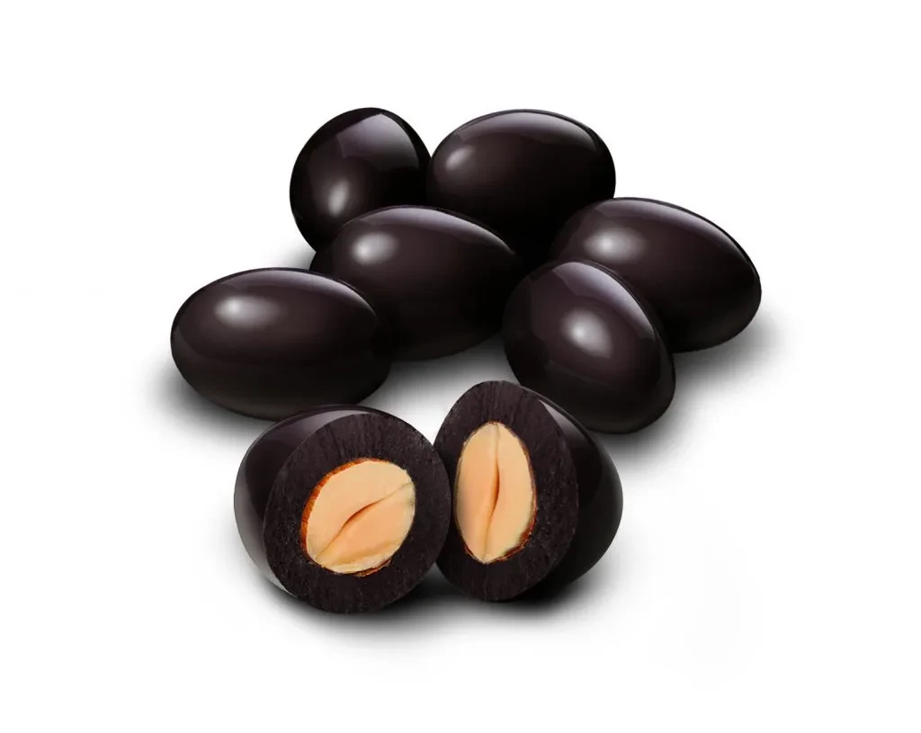 almendras cobertura 70% cacao x100grs - chocolart (plat)