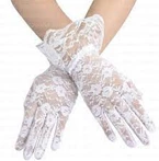 guantes de encaje blancos (rr)