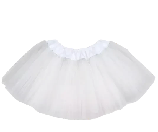 tutu adulto eco (40cm largo) blanco (cottex)