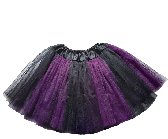 tutu adulto eco (40cm largo) malefica / merlina (cottex)