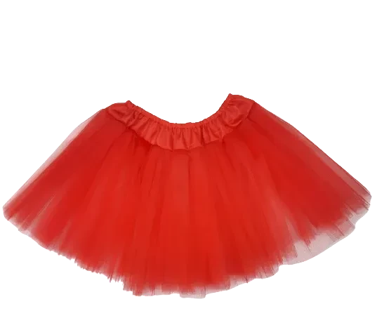 tutu adulto eco (40cm largo) rojo (cottex)