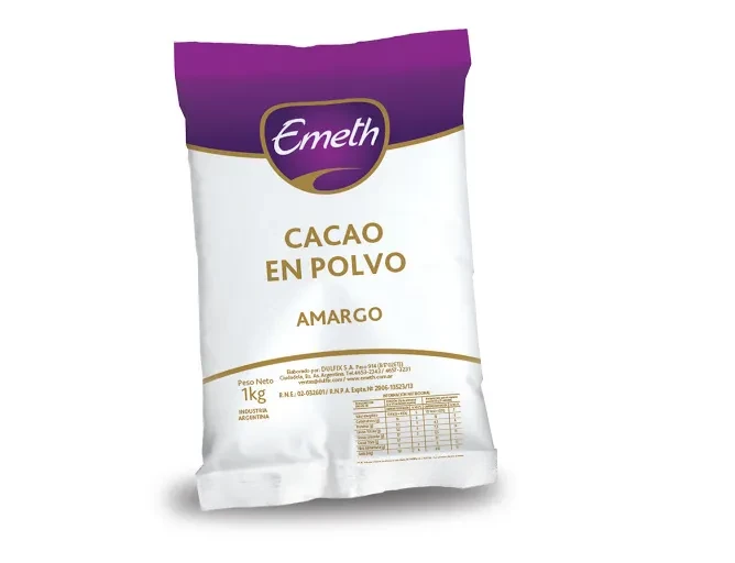 cacao amargo x 1 kg - emeth (plat)