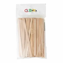 agitador de cafe madera c.b.x (11 cm) x100 und. (calb)