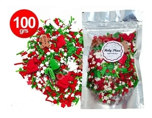 sprinkles decorativos holy place navideno x100grs (calb)