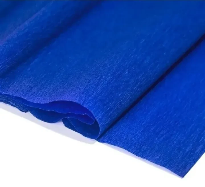 papel crepe azul francia x 10 unidades (rr)