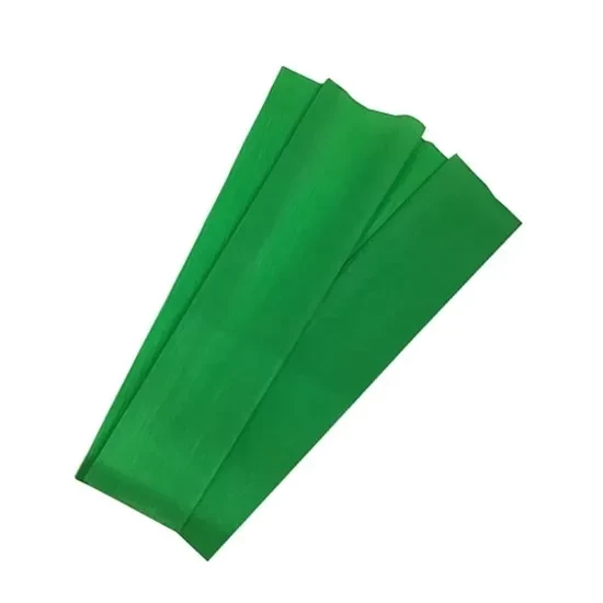 papel crepe verde manzana x 10 unidades (rr)