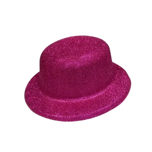 gorro bombin glitter fucsia (rr)