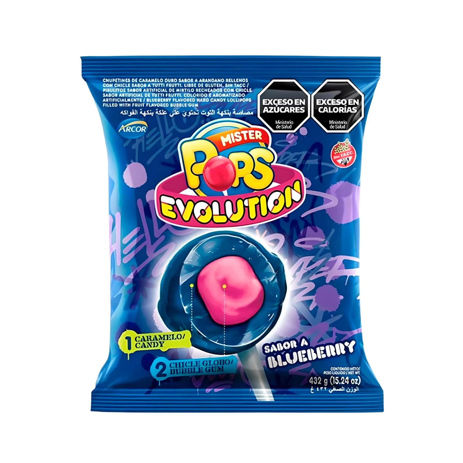 chupetin mister pop evolution x24 unidades (dvita) 