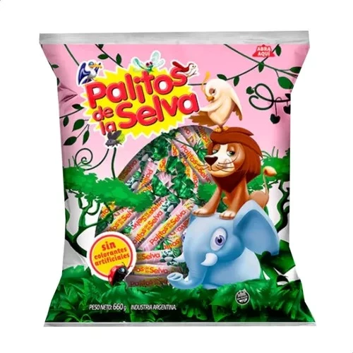 caramelo palito de la selva x660 grs (dvita) 