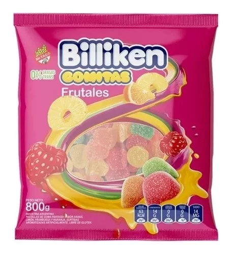 gomitas billiken x800 grs (dvita) frutales