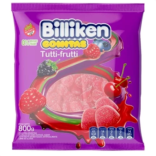 gomitas billiken x800 grs (dvita) tutti frutti