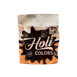 polvo holi color naranja - bolsita 50gr (rr)