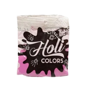 polvo holi color rosa - bolsita 50gr (rr)